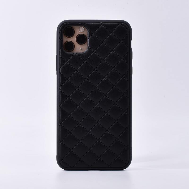 

Solid Quilted iPhone Case, Black