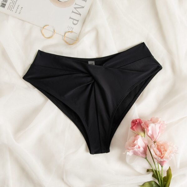 

High Waisted Bikini Panty, Black