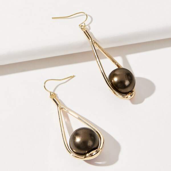 

WATER DROP EARRINGS, Gold