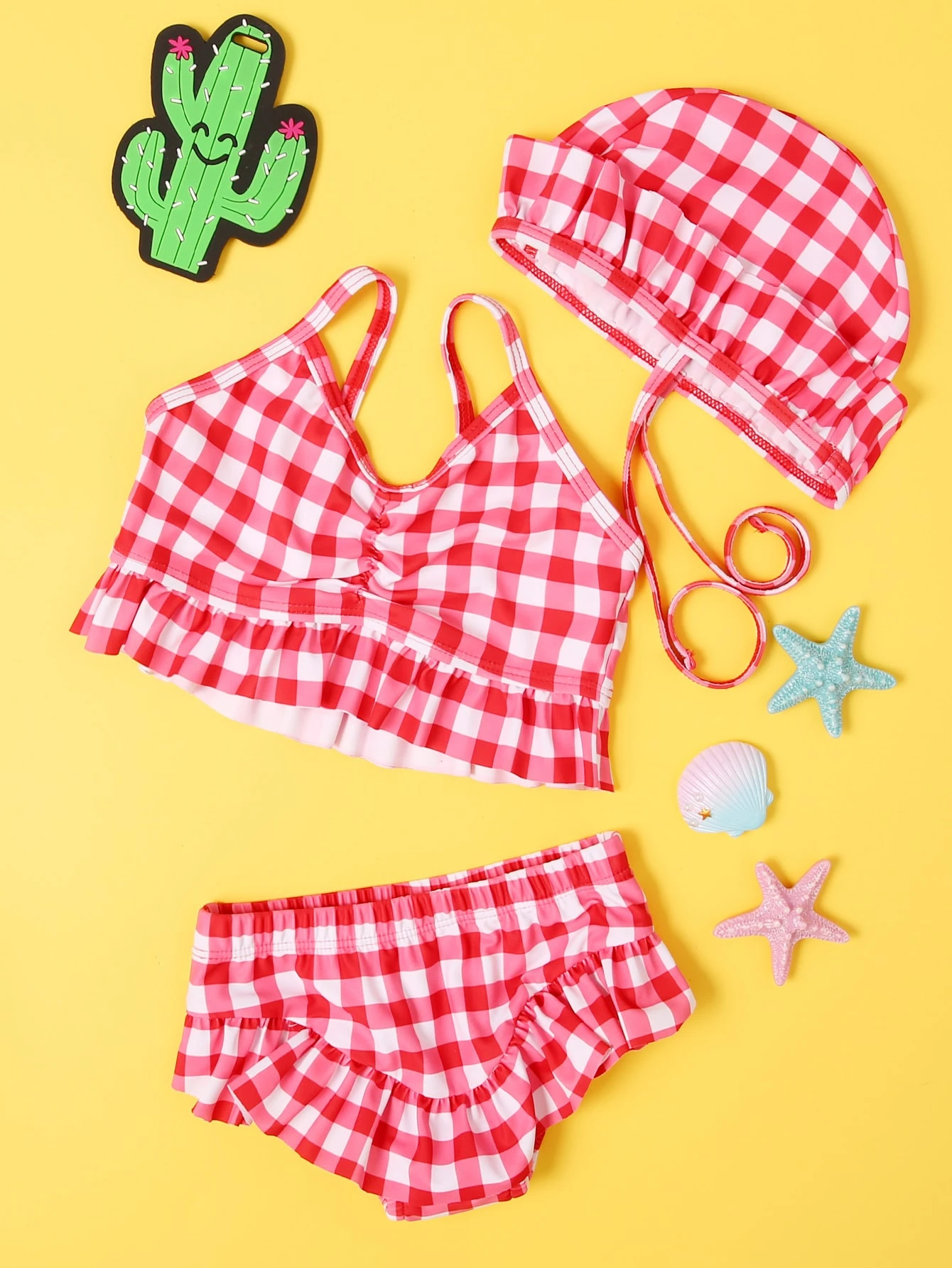 Baby girl gingham swimsuit Clearance