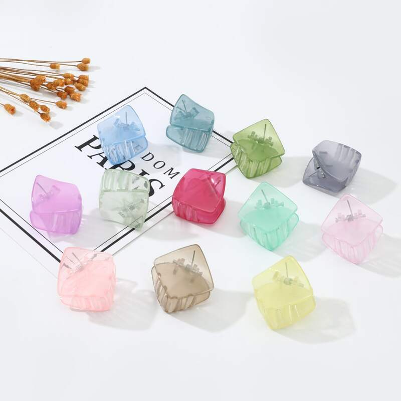 

5pcs Random Geo Hair Claw, Multicolor