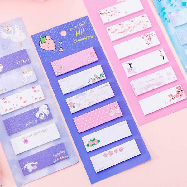 

2packs Mixed Pattern Random Sticky Note, Multicolor