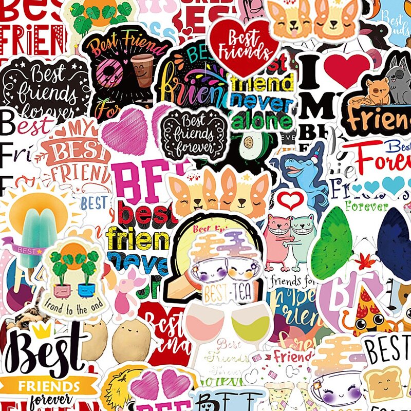 

50pcs Slogan Graphic Sticker, Multicolor