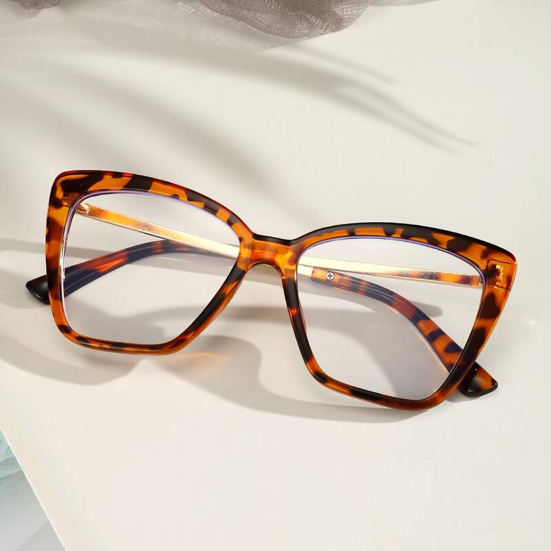 

Tortoiseshell Frame Anti-Blue Light Eyeglasses