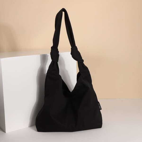 

Large Capacity Hobo Bag, Black