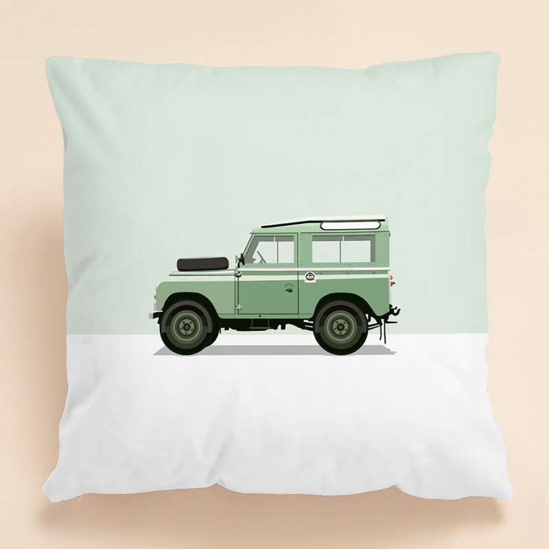 

Car Print Cushion Cover Without Filler, Multicolor