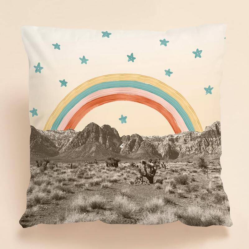 

Scenery Pattern Cushion Cover Without Filler, Multicolor