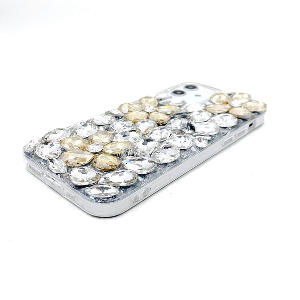 

Rhinestone Decor iPhone Case, Silver