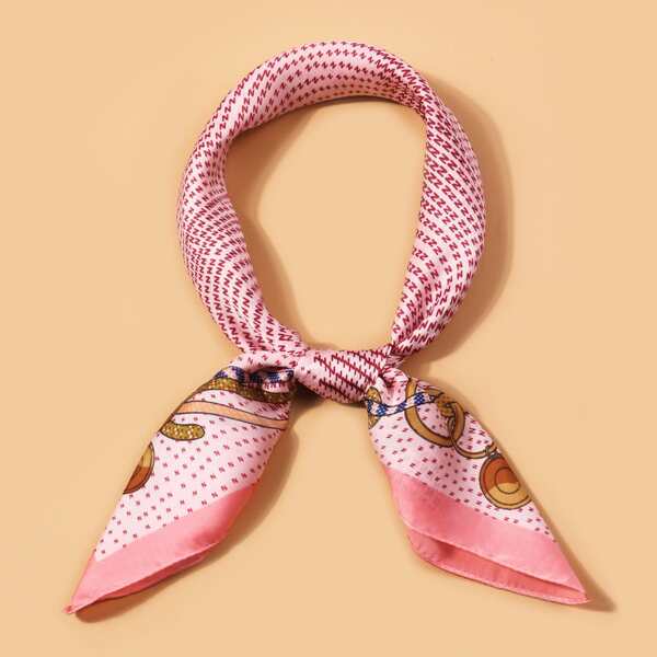 

Letter Graphic Bandana, Pink