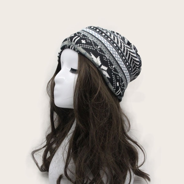 

Geometric Pattern Multi-purpose Hat, Multicolor