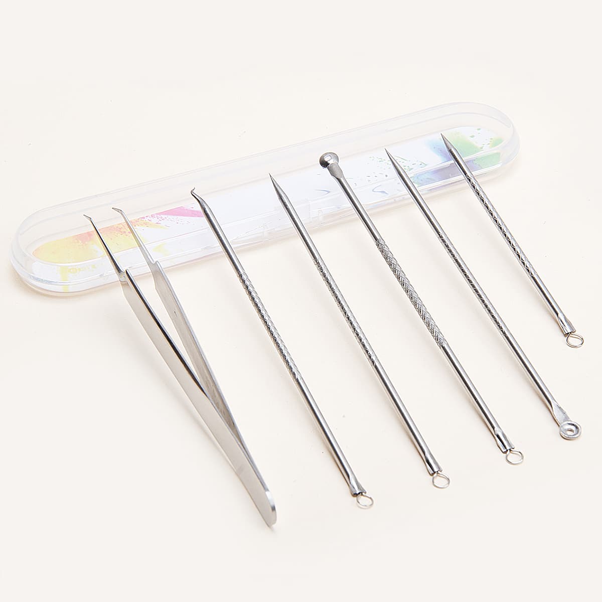 

6pcs Acne Needles Set, Silver