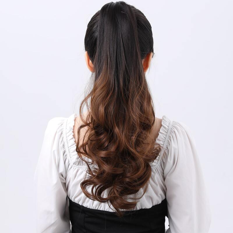 

Ombre Curly Ponytail Extension With Claw