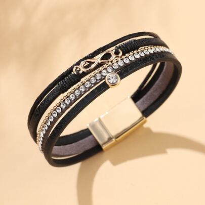 無窮裝飾多層手鐲