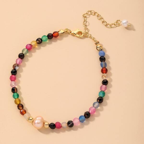 

Colorful Beaded Bracelet, Multicolor