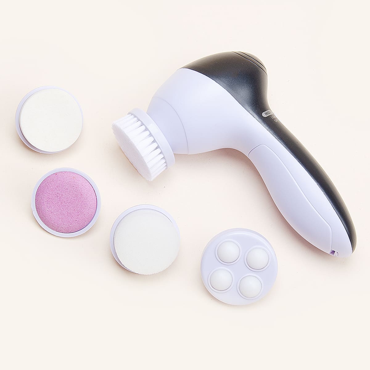 

1set Electrical Facial Cleansing Brush, Black