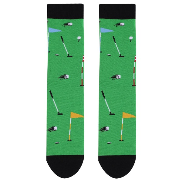 

Letter Graphic Socks, Green
