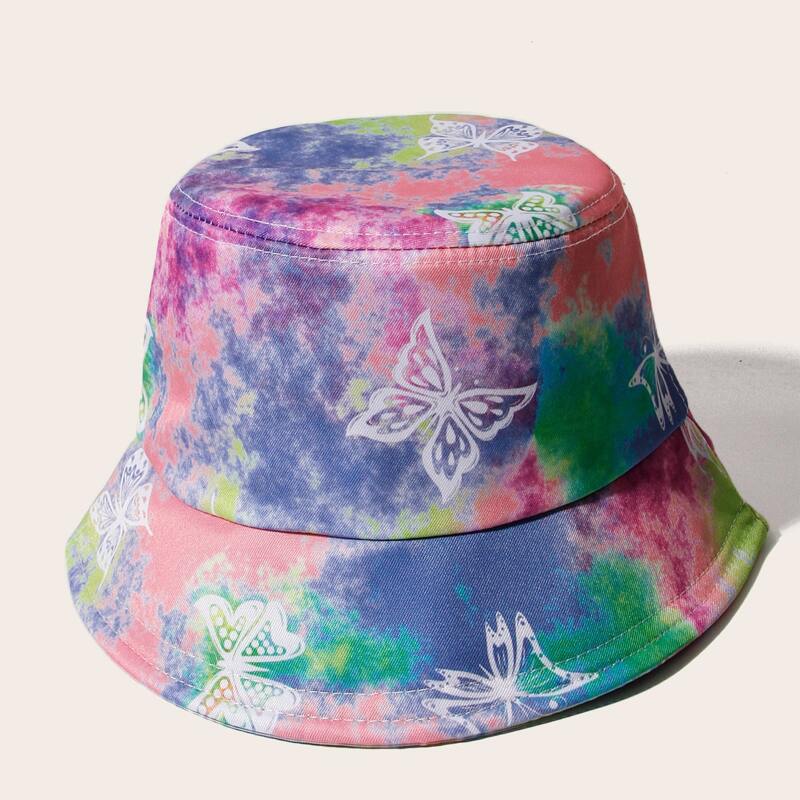 

Butterfly Tie Dye Bucket Hat, Multicolor