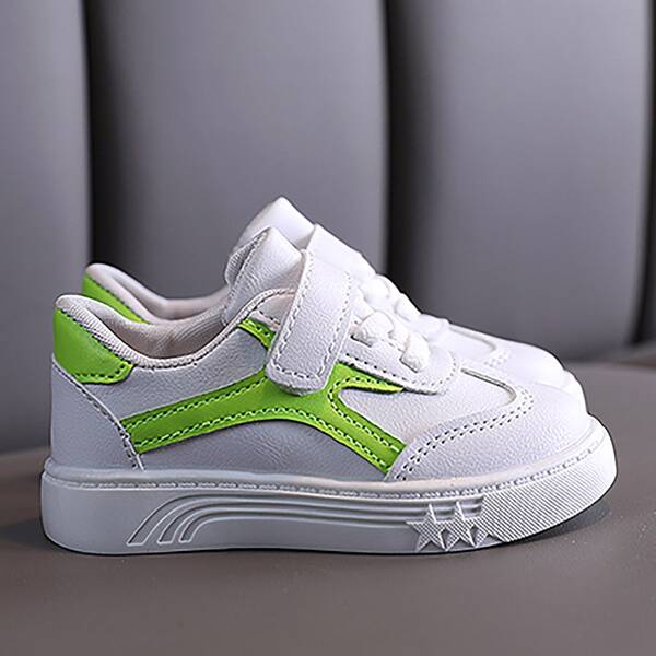 

Toddler Boys Velcro Strap Skate Shoes, White