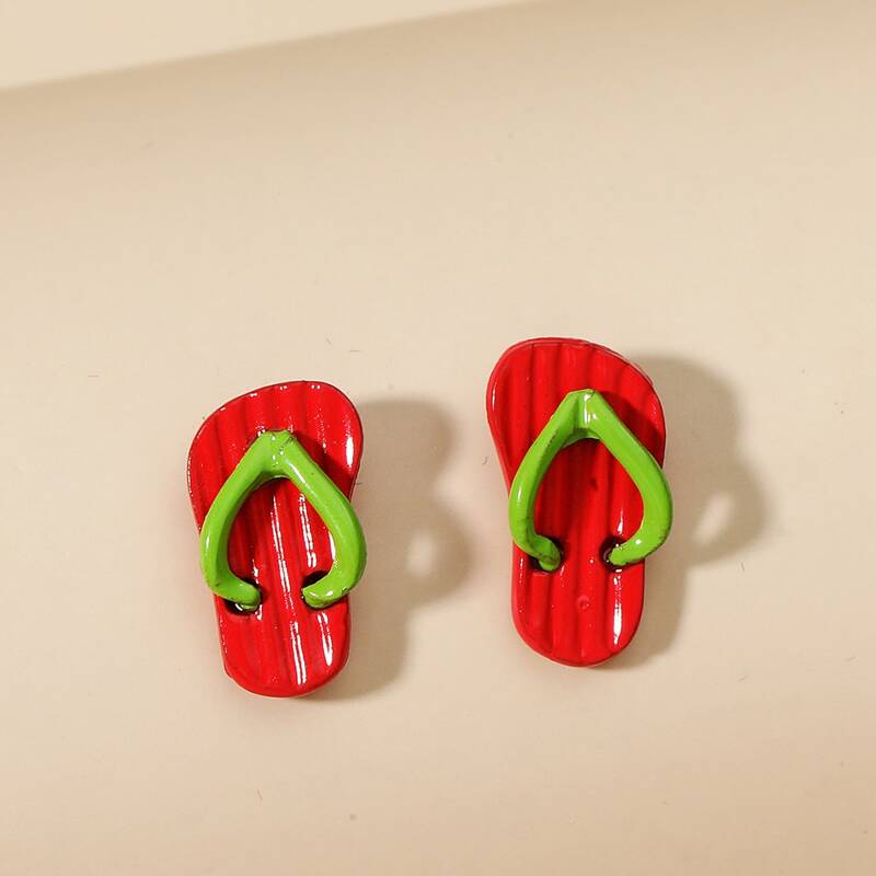 

Flip Flops Design Stud Earrings, Multicolor