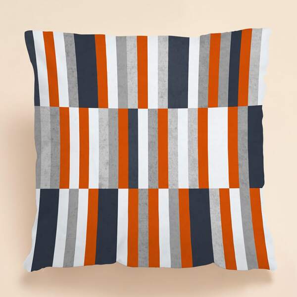 

Striped Pattern Cushion Cover Without Filler, Multicolor