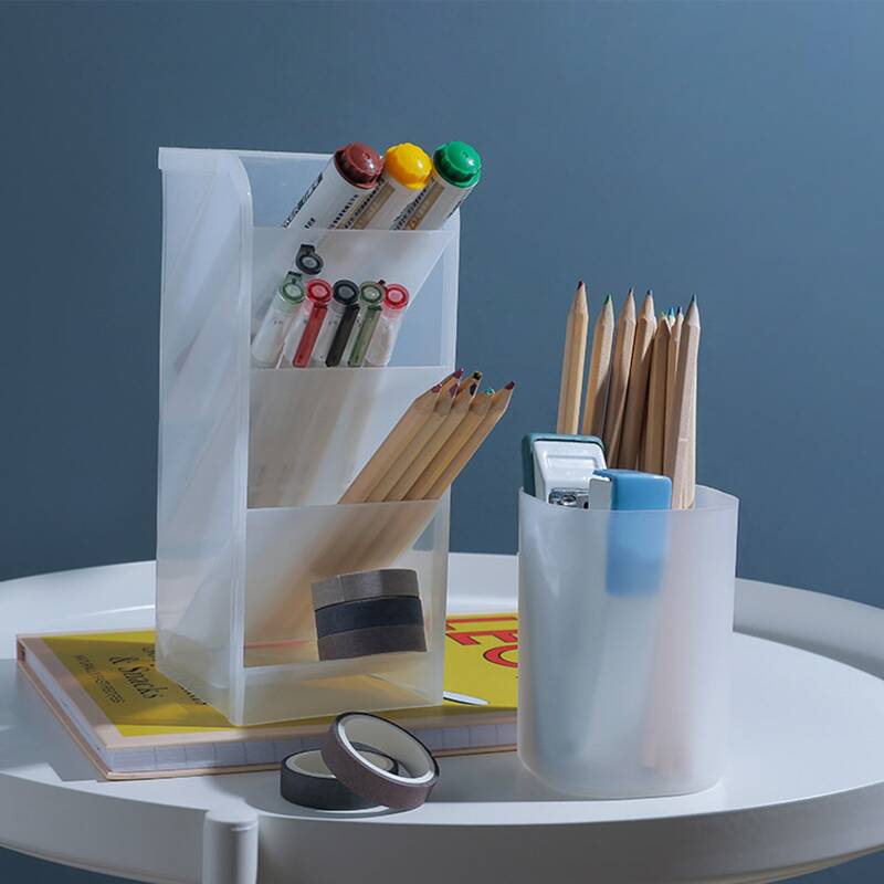 

1pc Clear Pen Holder, White