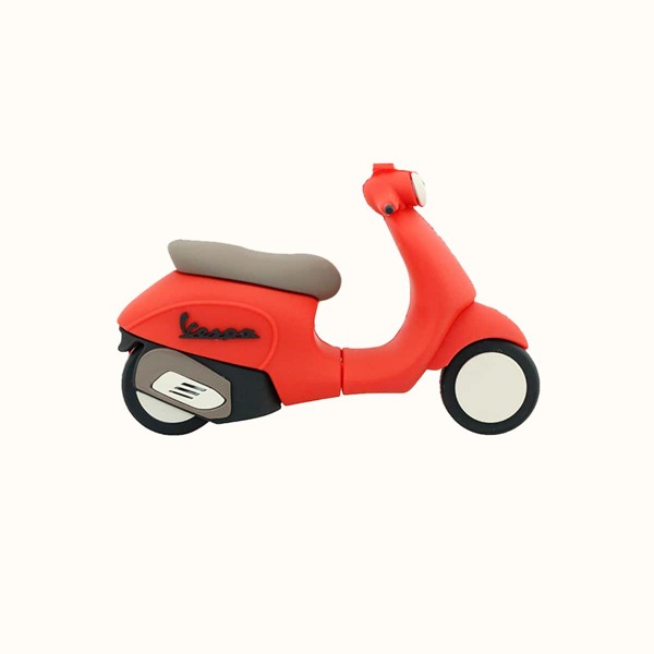 

Motorcycle Shaped USB Flash Drive, Red