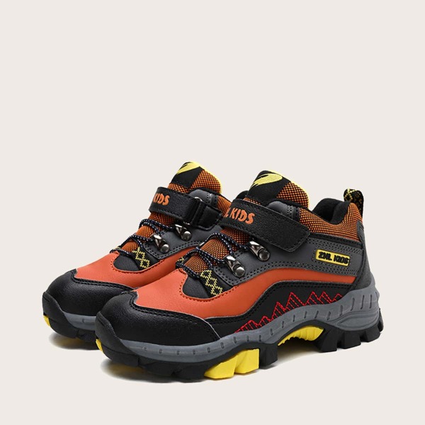 

Boys Letter Graphic Velcro Strap Sneakers, Multicolor