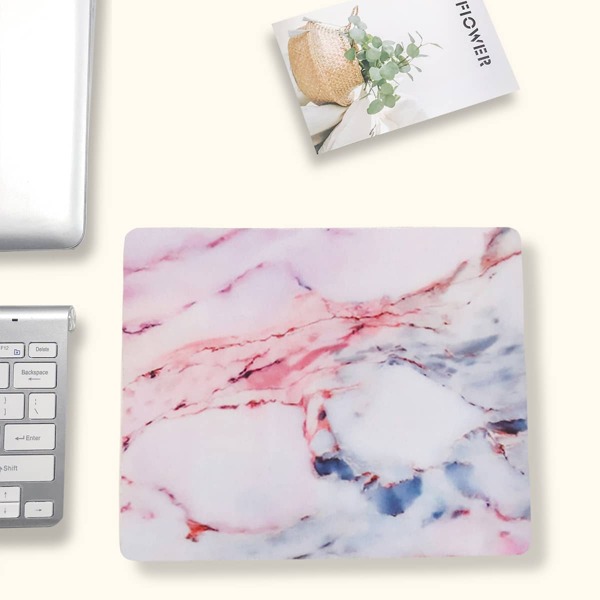 

Marble Pattern Mouse Pad, Pink