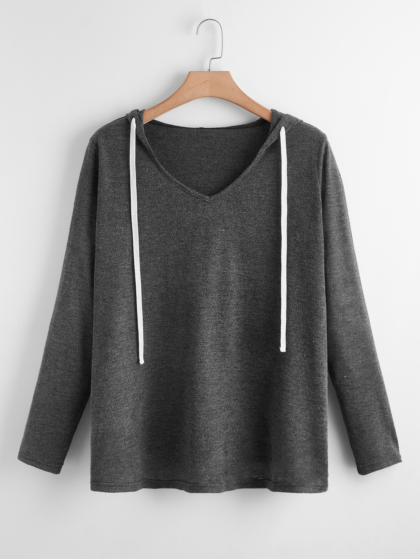 Plus Drawstring Hooded Sweatshirt thumbnail