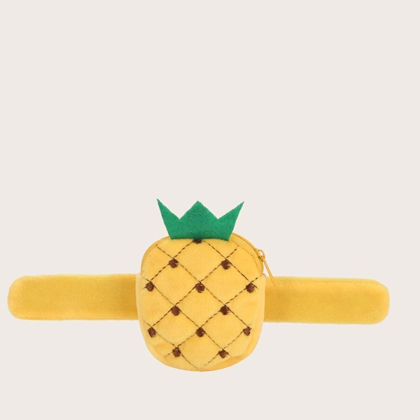 

Girls Pineapple Shaped Wallet, Yellow