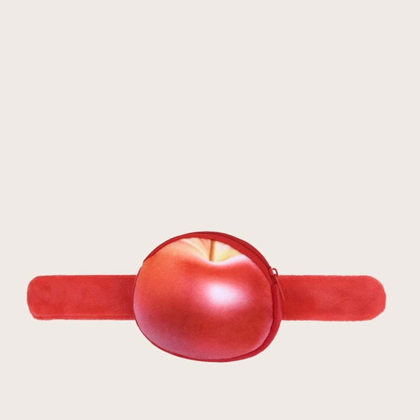 

Girls Fruit Shaped Wallet, Red