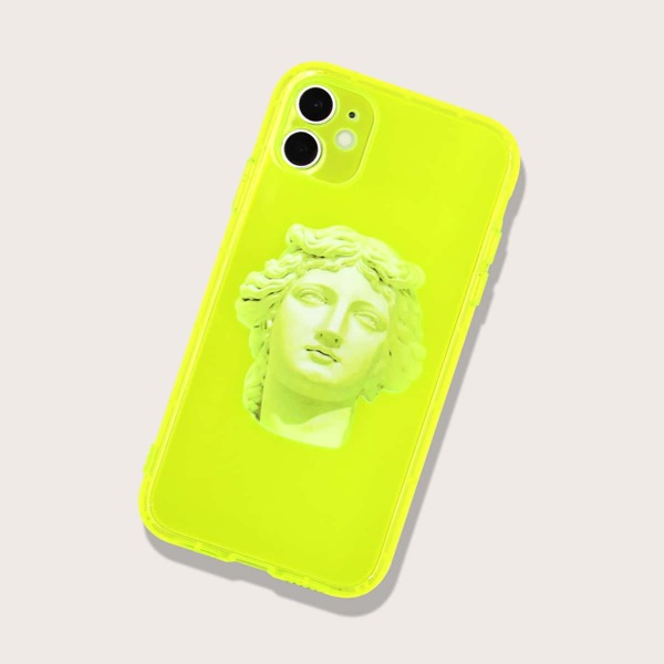 

Neon Lime Figure Graphic iPhone Case