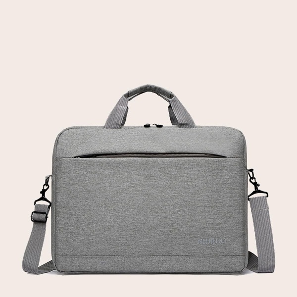 

Men Minimalist Briefcase, Grey