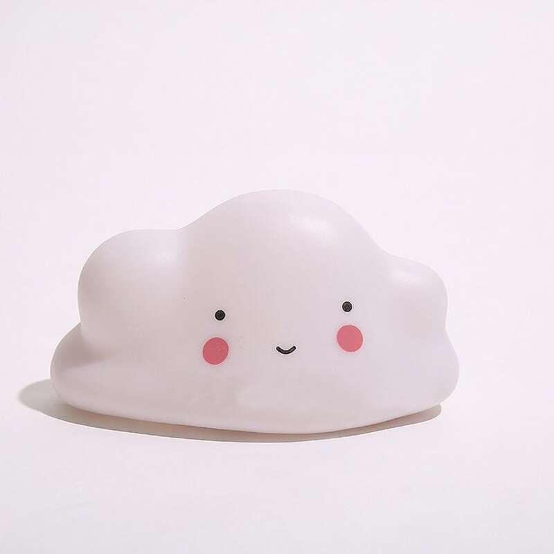 

1pc Cloud Shaped Night Light, White