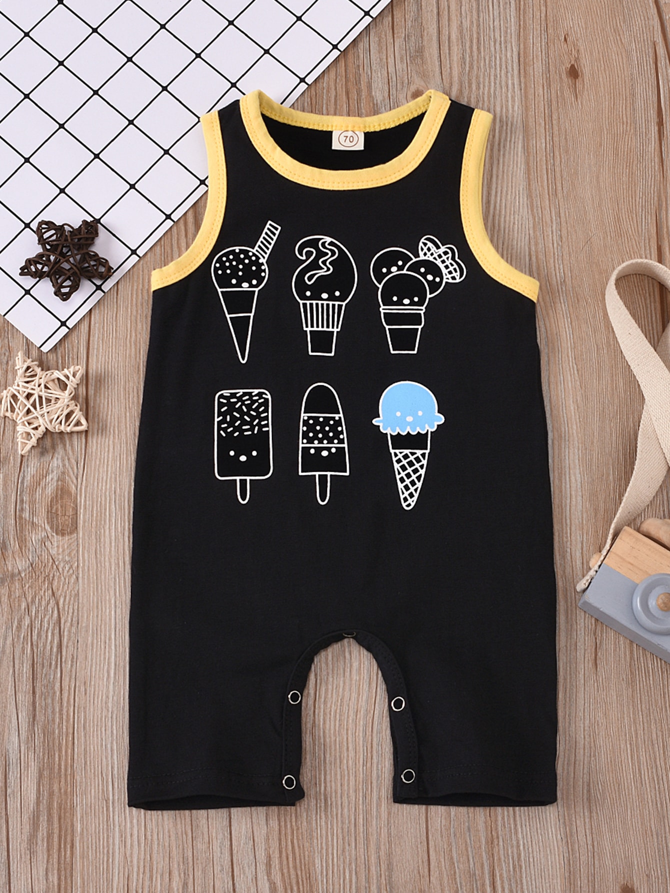baby boy tank romper