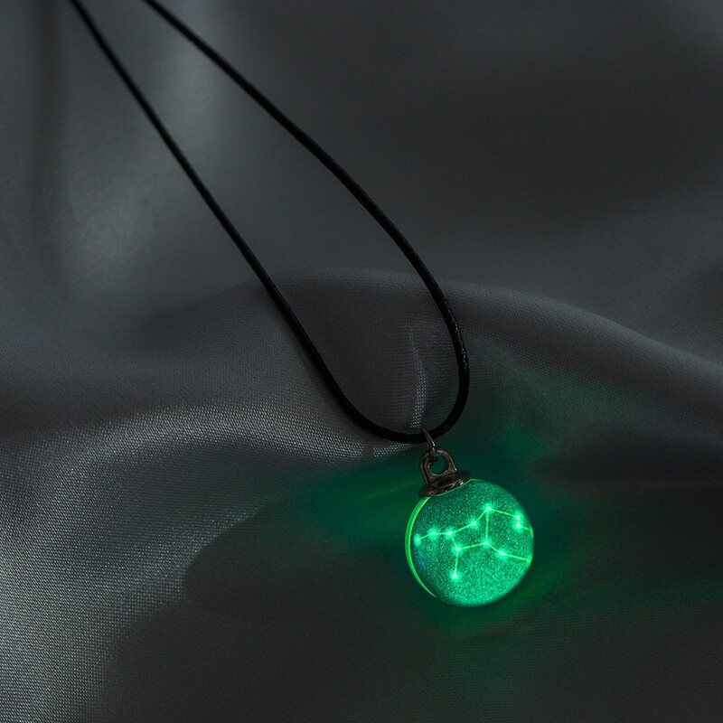 

Virgo Luminous Ball Pendant Necklace, Multicolor