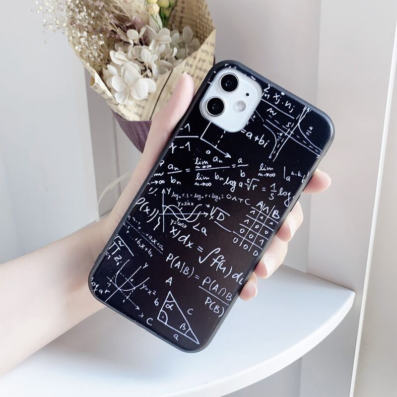 

Mathematical Formula iPhone Case, Black