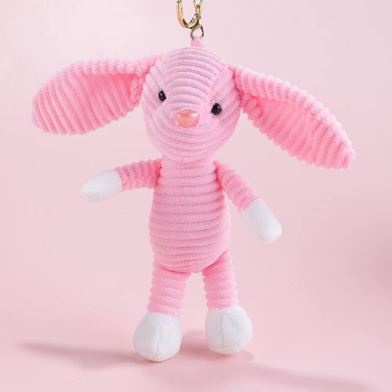 

Cartoon Animal Bag Charm, Pink