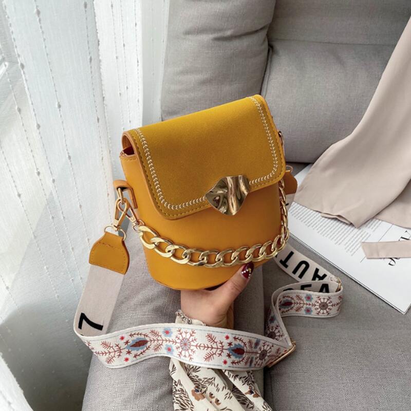 

Guitar Strap Bucket Bag, Yellow