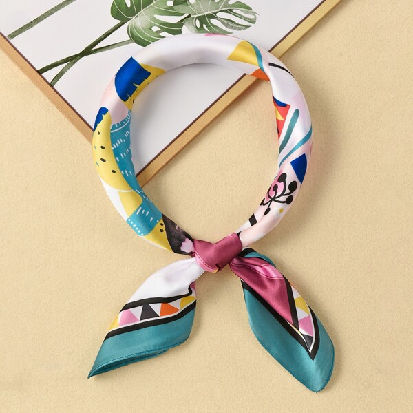 

Geometric Pattern Bandana, Multicolor