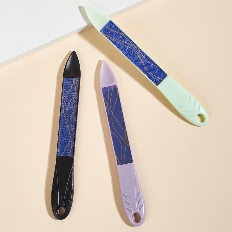 

1pc Random Color Nail File, Multicolor
