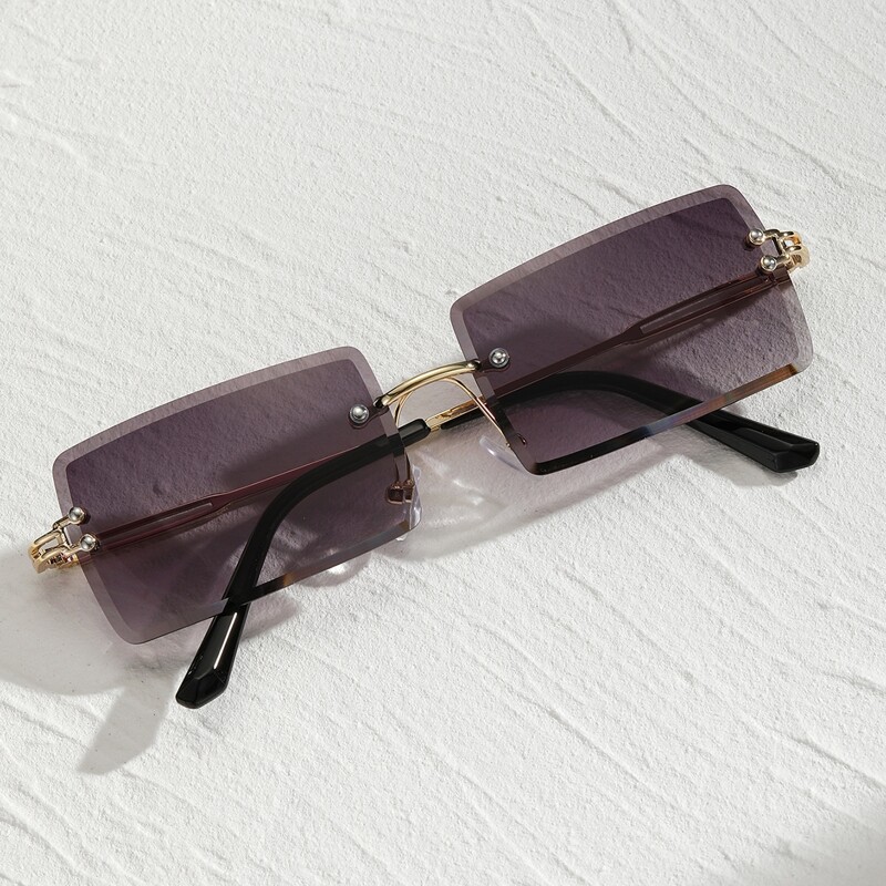

Rimless Square Sunglasses