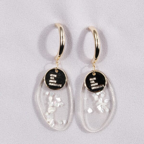 

Irregular Charm Drop Earrings, Gold