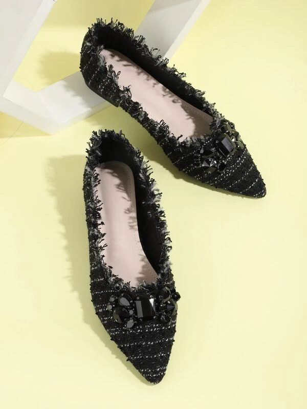 chaussures plates bout pointu