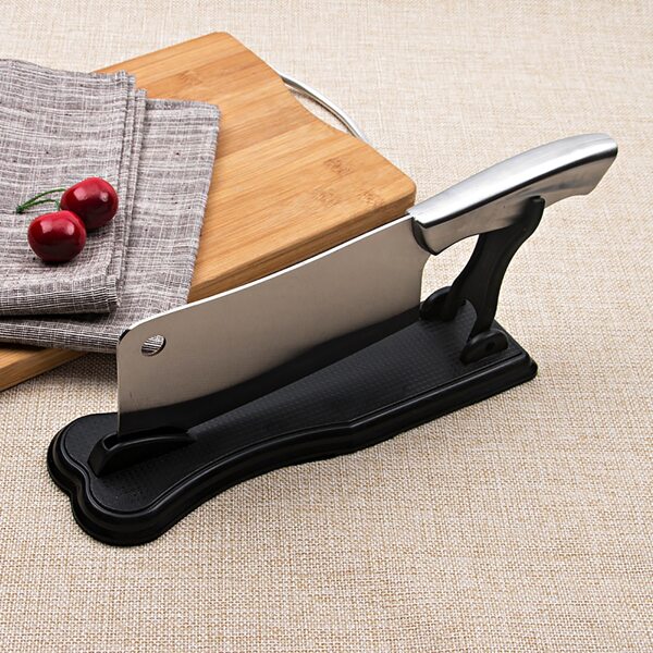 

1pc Foldable Knife Storage Rack, Black