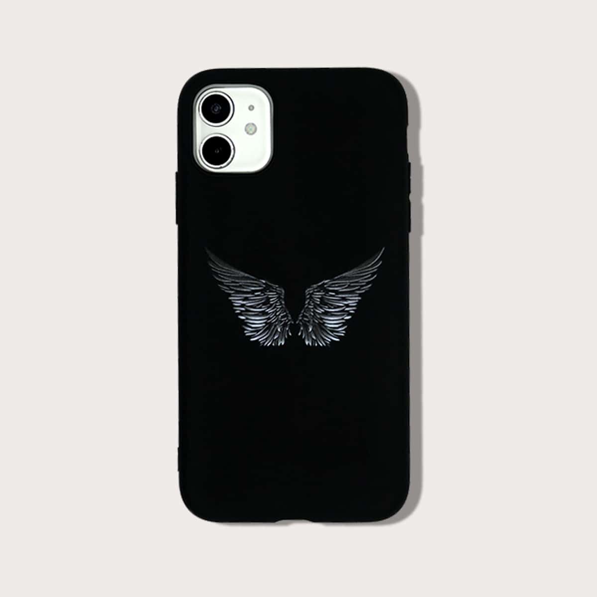 

Wing iPhone Case, Black