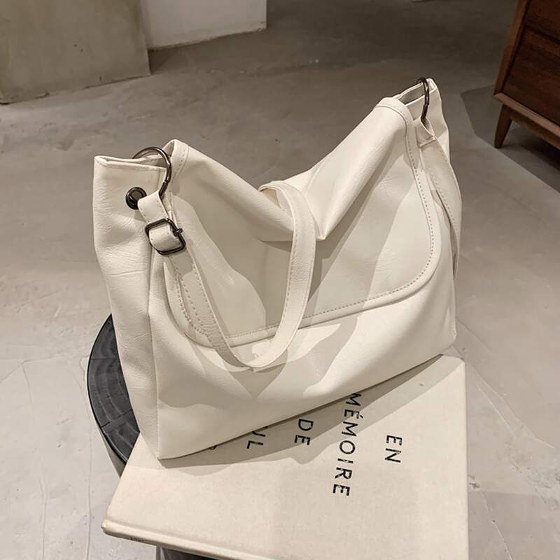 

Minimalist Shoulder Bag, White