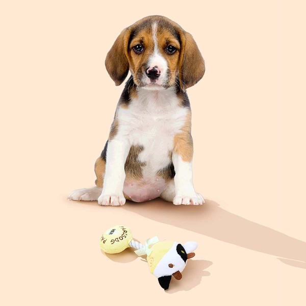 

Cow Shaped Pet Sound Toy, Multicolor