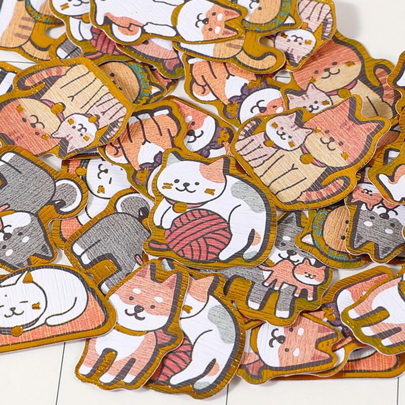 

40pcs Random Cartoon & Floral Pattern Sticker, Multicolor