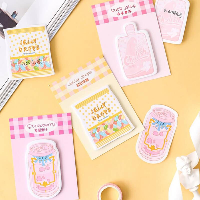 

1pc Cartoon Graphic Sticky Note, Multicolor
